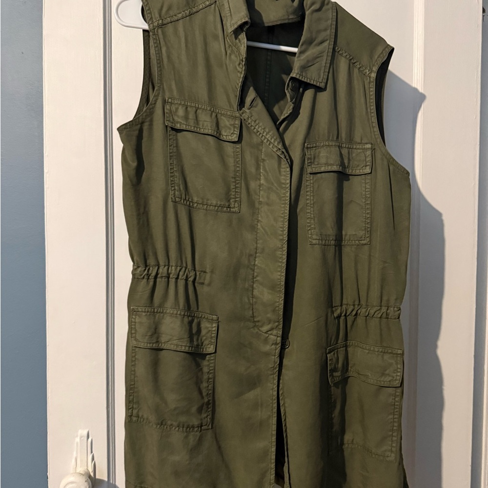Buffalo David Bitton Olive Utility Vest